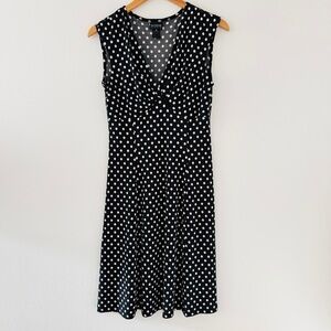EnFocus Studio Black and White Polka Dot Retro Dress